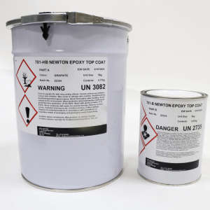 Newton Epoxy Top Coat - 5kg Graphite Grey Gloss