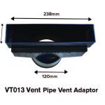 Visqueen Vent Pipe Adaptor for Gas Venting System