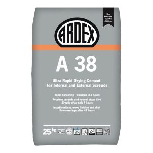 ARDEX A38 Ultra Rapid Drying Cement for Screeds - 25kg