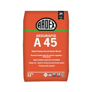 ARDEX Ardurapid A 45 Rapid Drying Internal Repair Mortar - 11kg Grey